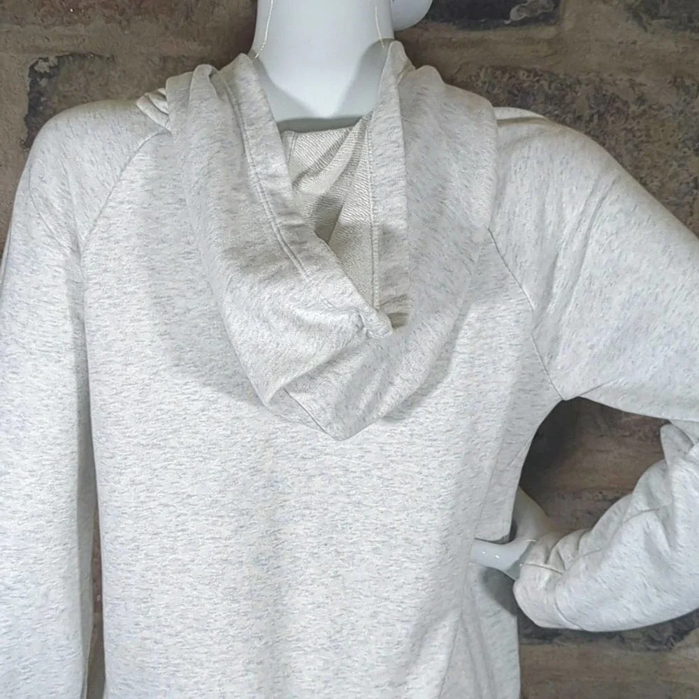 More Than‎ Magic Hoodie Light Gray Girls Size XL 14/16 Pullover Raglan Sleeve